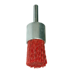 NYLON BRUSH W/SHAFT, PAINTBRUSH, RED P80 Ø25MM_01211640