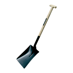 Square tip shovel