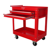 Tool trolley red 2 drawers empty_01230702
