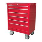 6 RED DRAWERS TOOL TROLLEY_01230706