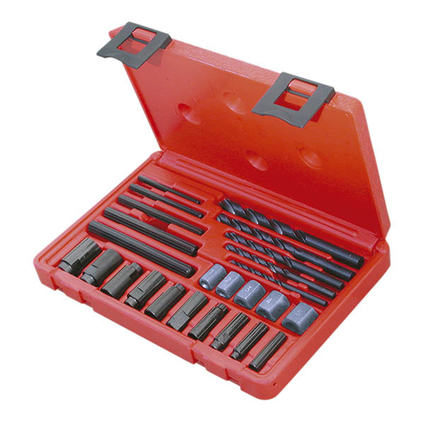 Broken stud and screw extractor set_012730