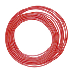 RED POLYAMIDE METRE TUBE 12X15 MM_016541