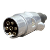7-pin aluminium plug (12v) _0167003