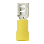 TERMINAL INSULATED FEMALE YELLOW 6,3MM_022101