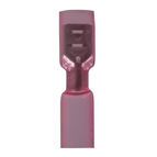 RED FEMALE HEAT SHRINK TERMINAL 6.3MM_022340