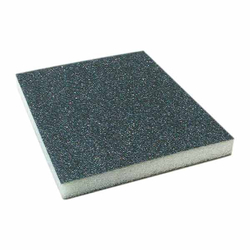 Flat abrasive sponge