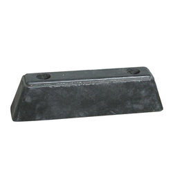 Trailer protection rubber block