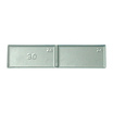 Flat zinc adhesive counterweight_0951530