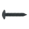 Sheet metal threaded screw black zinc plated torx wide flange_3663513