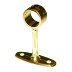 BRASS PLATED OPEN BRACKET FOR ROUND TUBE Ø 16 MM_5232601