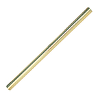 BRASS PLATED STEEL ROUNDED TUBE Ø16X0,8(2M)_52331202