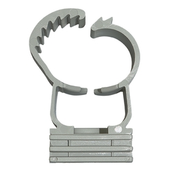 Gray nylon clamp for nail gun