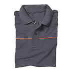 TECNIC SHORT SLEEVE POLE GREY-ORANGE S_680086