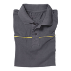 TECNIC SHORT SLEEVE POLE GREY-YELLOW S_680091