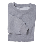 ROUND COLLAR SWEATSHIRT SOFT GREY S_680456