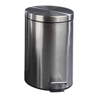 3 LIT SS PEDAL BIN, SATIN FINISHED_690011