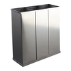 Satin stainless steel 3-bucket sorting bin_690042