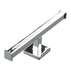 DOUBLE SPARE PAPER HOLDER,16 MM SQUARE PIPE,BRIGHT_690130