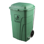 120L FOOT CONTROL GARBAGE CAN (GREEEN)_690299