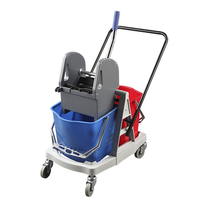 Self-supporting trolley 2 buckets + press_690416