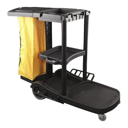 Plastic cleaning trolley l shape_690420