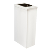 Sheet metal bin with swivel lid_690546