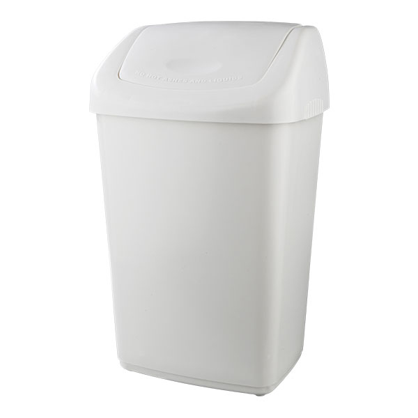 White for all waste bin