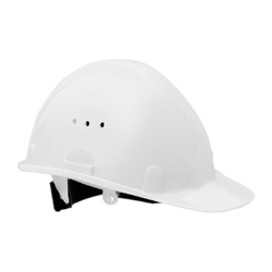 Yellow safety helmet air flow and automatic adjustment