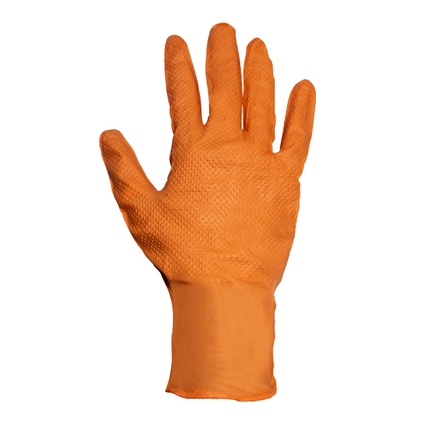 Orange high grip disposable glove_70098275