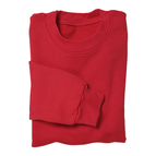 SUDADERA CUELLO REDONDO ROJA S_680436