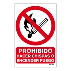 PROHIBIDO HACER CHISPAS O FUEGO_699072205