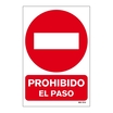 Señal de prohibición en PVC 210 x 297 mm_699072207