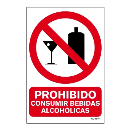 Señal de prohibición en PVC 210 x 297 mm_699072211