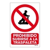 Señal de prohibición en PVC 210 x 297 mm_699072218