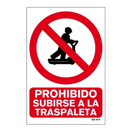 Señal de prohibición en PVC 210 x 297 mm_699072218