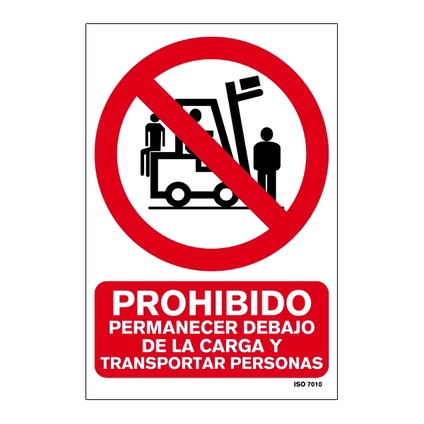 Señal de prohibición en PVC 210 x 297 mm_699072223