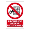 Señal de prohibición en PVC 210 x 297 mm_699072225