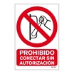 Señal de prohibición en PVC 210 x 297 mm_699072228