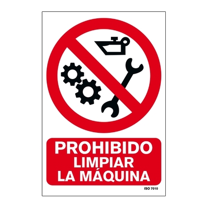 Señal de prohibición en PVC 210 x 297 mm_699072229