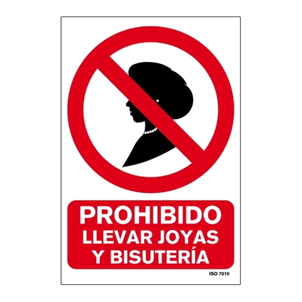 Señal de prohibición en PVC 210 x 297 mm_699072239