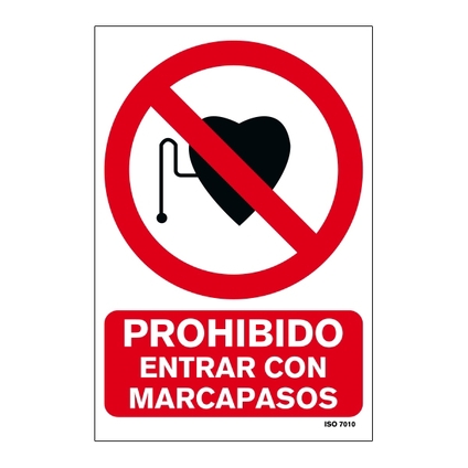 Señal de prohibición en PVC 210 x 297 mm_699072240