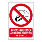 PROHIBIDO ARROJAR OBJETOS SUELO_699072242