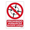 Señal de prohibición en PVC 210 x 297 mm_699072254