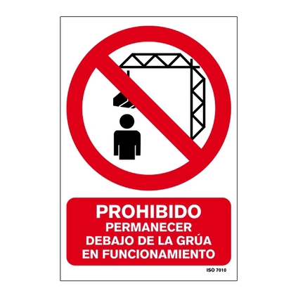 Señal de prohibición en PVC 210 x 297 mm_699072256