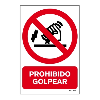 Señal de prohibición en PVC 210 x 297 mm_699072260