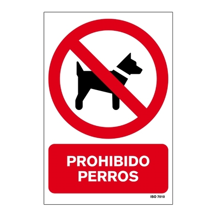 Señal de prohibición en PVC 210 x 297 mm_699072261