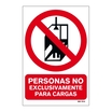 Señal de prohibición en PVC 210 x 297 mm_699072263