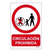 Señal de prohibición en PVC 210 x 297 mm_699072268