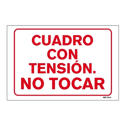 Señal de prohibición en PVC 210 x 297 mm_699072273