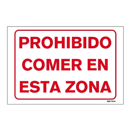 Señal de prohibición en PVC 210 x 297 mm_699072274